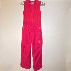 Girl's Spyder Snow Ski Pants / Ski Bibbs - Size 7